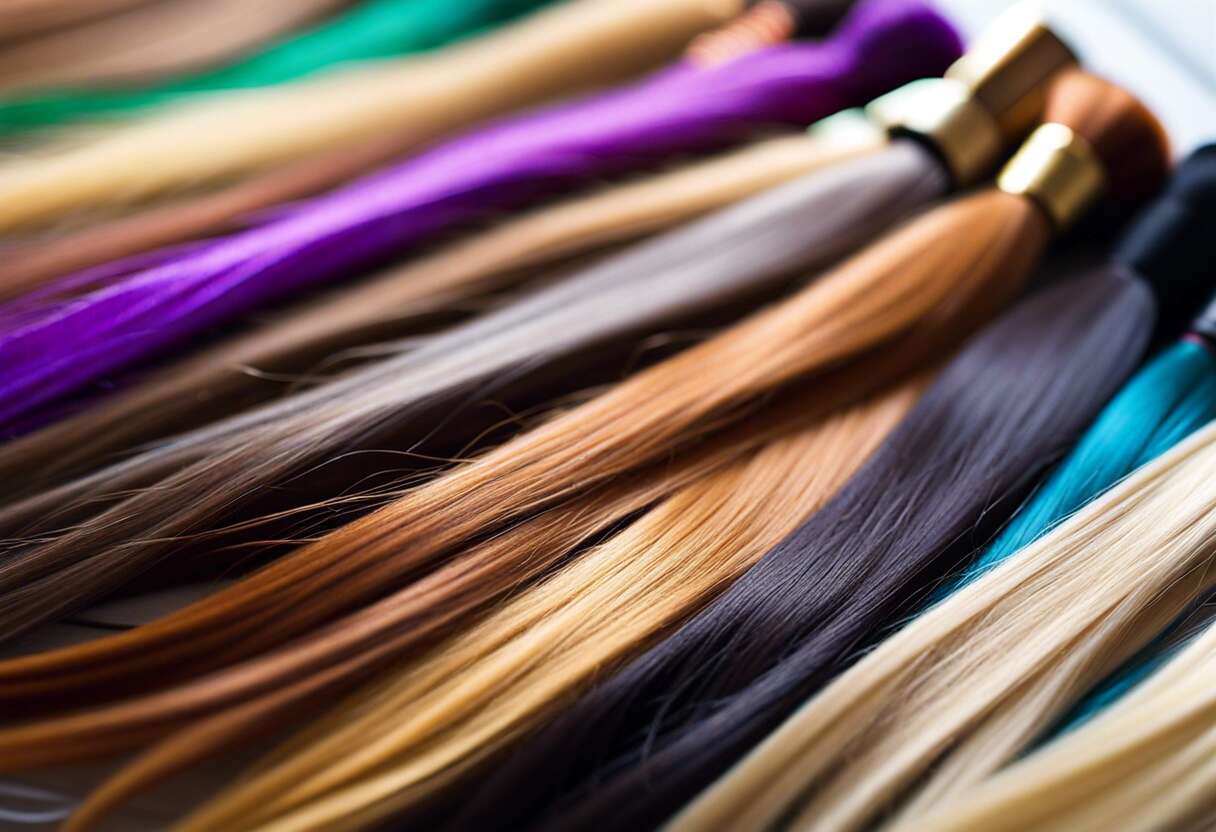 Choisir et associer les extensions à la texture et couleur de vos cheveux